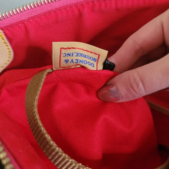 Dooney & Bourke Bougainvillea Zip Top Shopper Tote - Picture 12 of 16